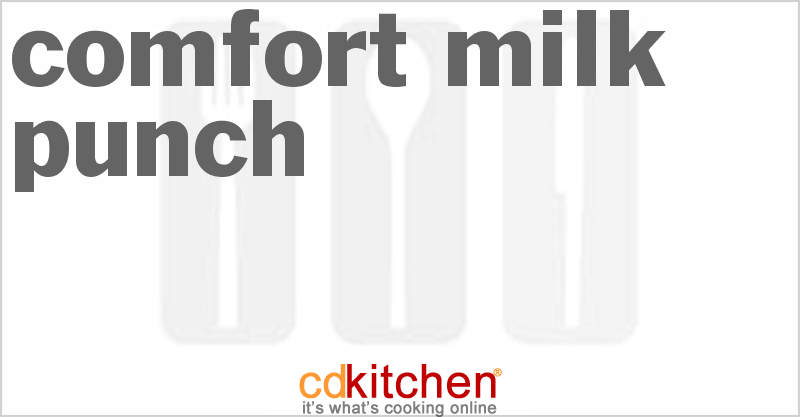Comfort Milk Punch - CDKitchen.com