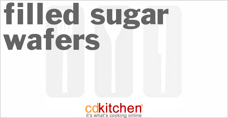 Filled Sugar Wafers - CDKitchen.com