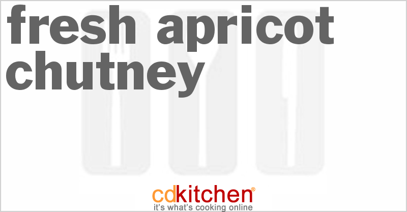 Fresh Apricot Chutney - CDKitchen.com