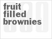 recipe for fruit-filled brownies