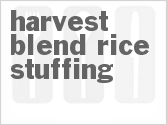 recipe for harvest blend rice stuffing