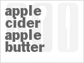 recipe for apple cider apple butter