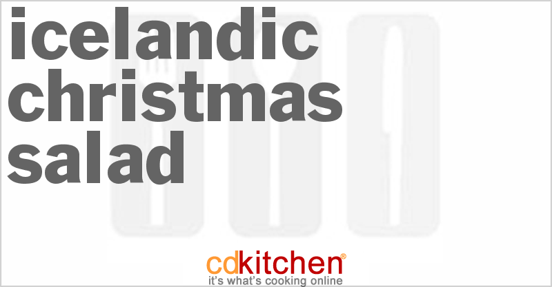 Icelandic Christmas Salad - CDKitchen.com