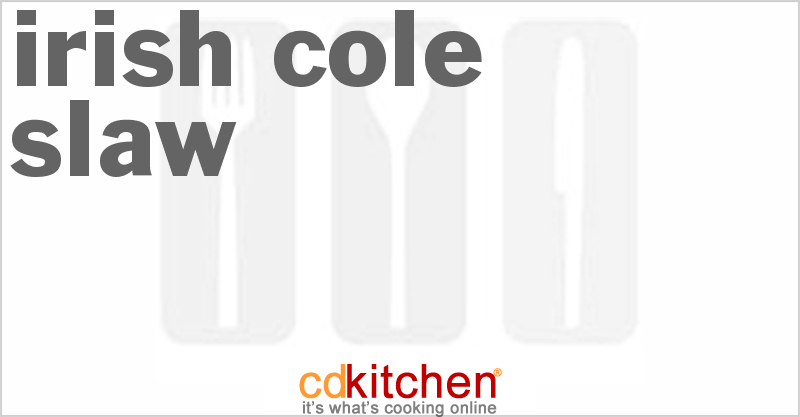 Irish Cole Slaw - CDKitchen.com