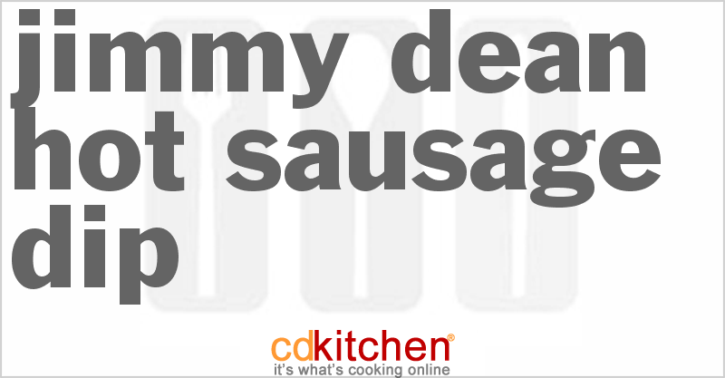 Jimmy Dean Dip - CDKitchen.com