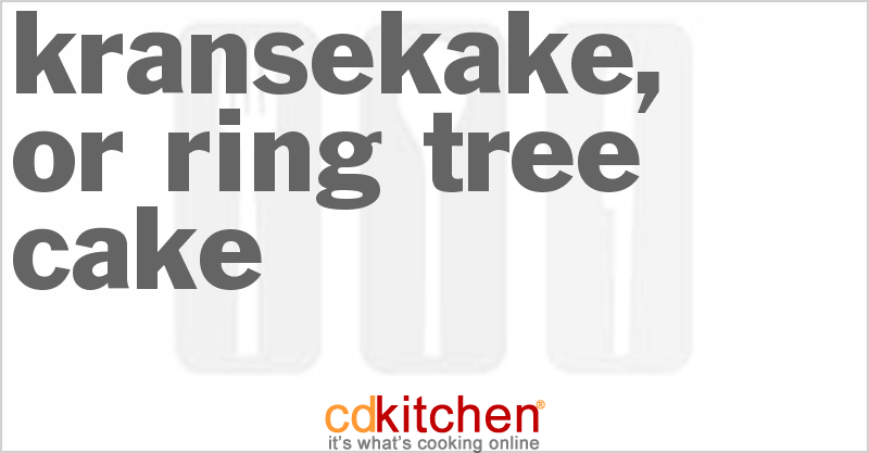 Kransekake (Norwegian Ring Tree Cake) - CDKitchen.com