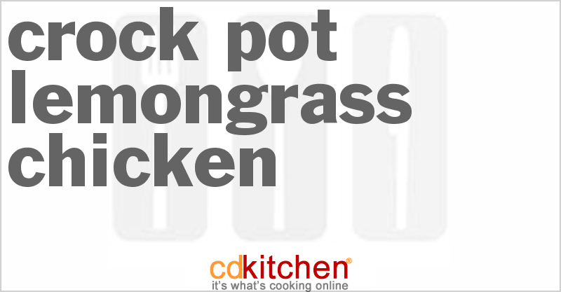 Lemongrass Chicken - CDKitchen.com