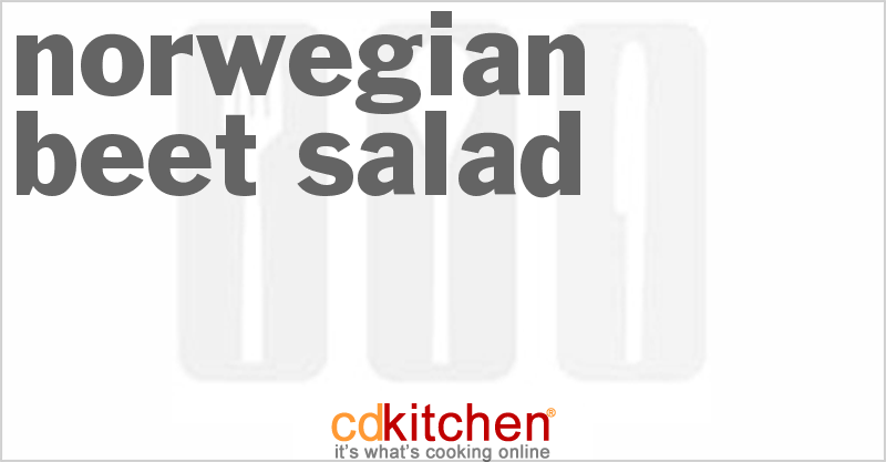 Norwegian Beet Salad - CDKitchen.com