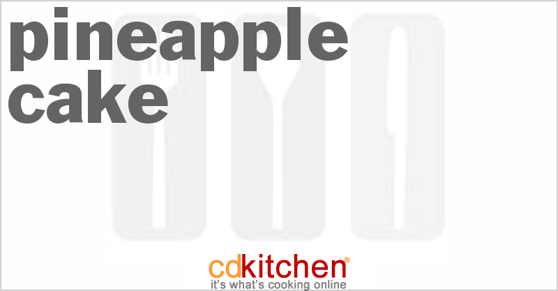 Cool Frosted Pineapple Pudding Cake - CDKitchen.com