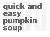 recipe for quick and easy pumpkin soup