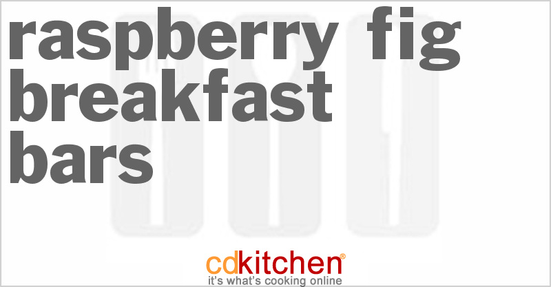 Raspberry Fig Breakfast Bars - CDKitchen.com