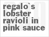 recipe for regalo's lobster ravioli in pink sauce