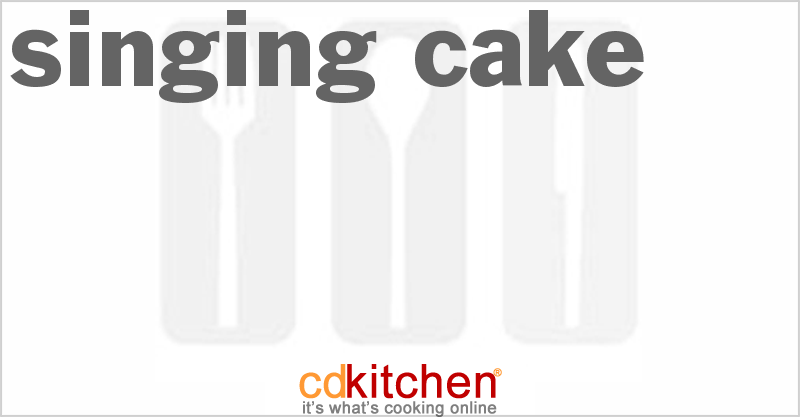 Singing Cake - CDKitchen.com