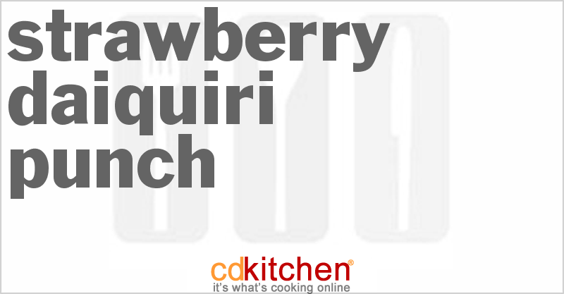 Strawberry Daiquiri Punch - CDKitchen.com