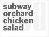 recipe for subway orchard chicken salad