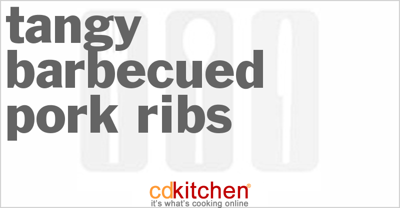 Tangy Barbecued Pork Ribs - CDKitchen.com