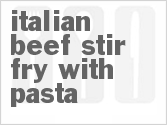 Italian Beef Stir-Fry With Pasta