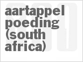 recipe for aartappel-poeding (south africa)