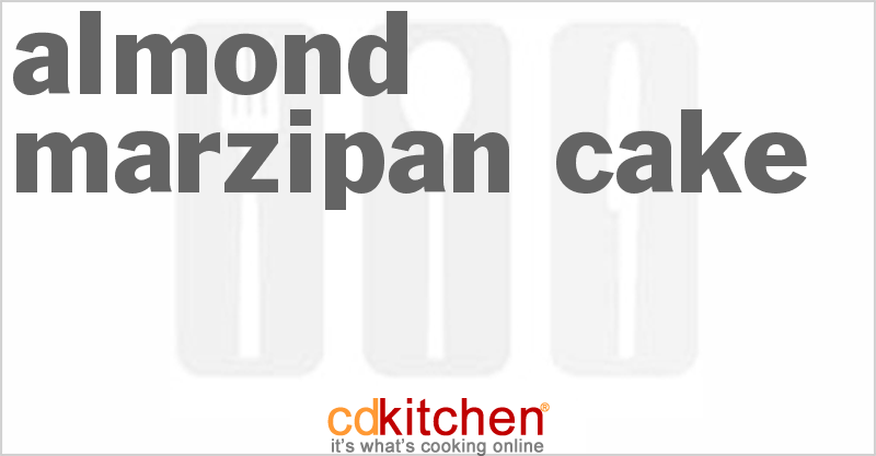 Almond Marzipan Cake - CDKitchen.com