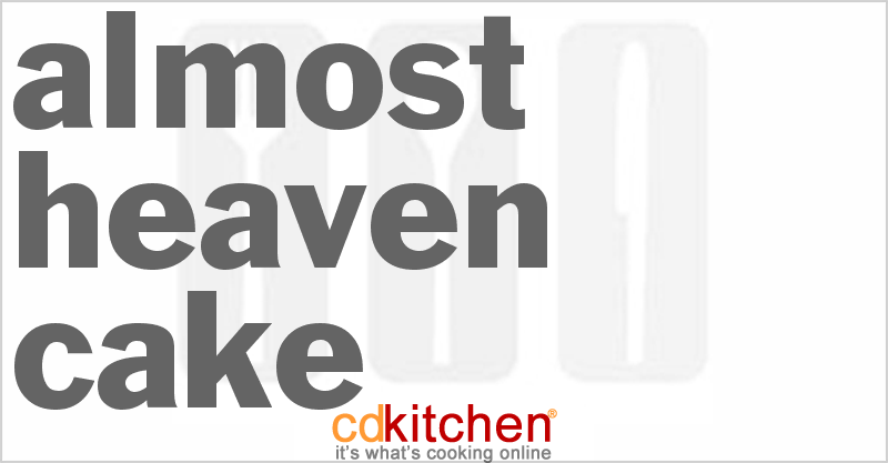 Almost Heaven Cake - CDKitchen.com
