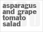recipe for asparagus and grape tomato salad
