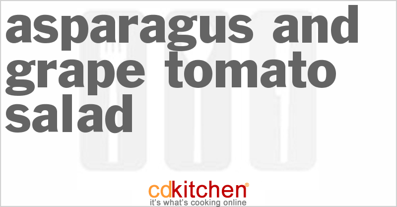 Asparagus and Grape Tomato Salad - CDKitchen.com