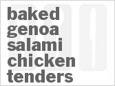recipe for baked genoa salami chicken tenders