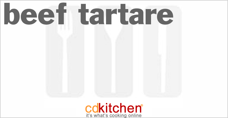 Beef Tartare - CDKitchen.com