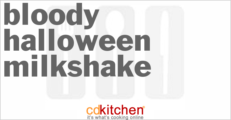 Bloody Milkshake - CDKitchen.com