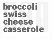 recipe for broccoli-swiss cheese casserole