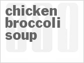 recipe for chicken broccoli soup