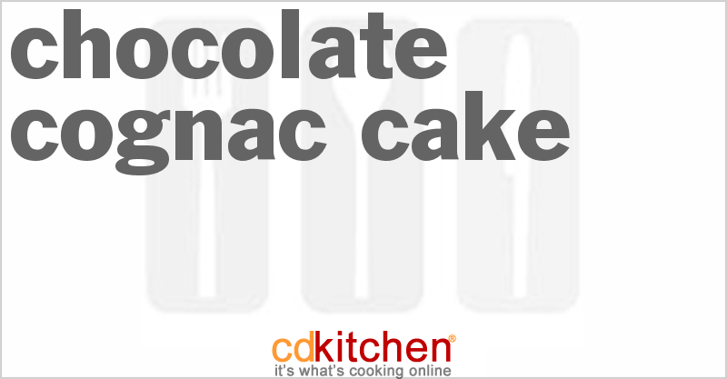 Chocolate Cognac Cake - CDKitchen.com