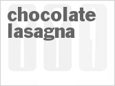 recipe for chocolate lasagna