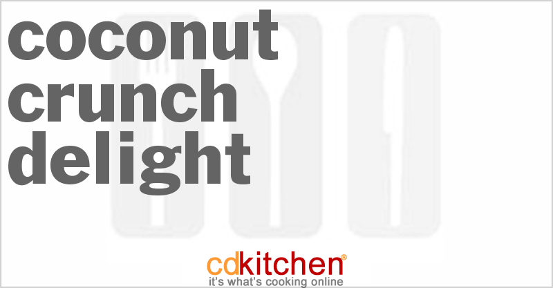 Coconut Crunch Delight - CDKitchen.com
