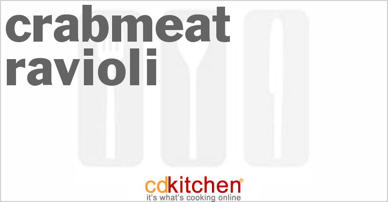 Crab Ravioli - CDKitchen.com
