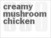 recipe for creamy mushroom chicken