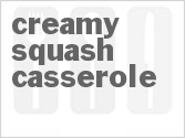 recipe for creamy squash casserole