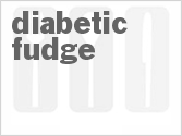 recipe for diabetic fudge