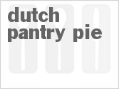 recipe for dutch pantry pie