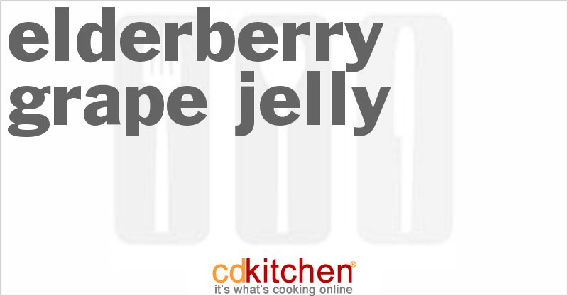 Elderberry Grape Jelly - CDKitchen.com