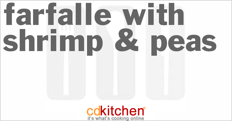 Farfalle With Shrimp & Peas - CDKitchen.com