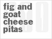 recipe for fig and goat cheese pitas
