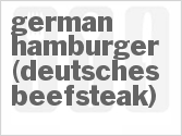 recipe for german hamburger (deutsches beefsteak)