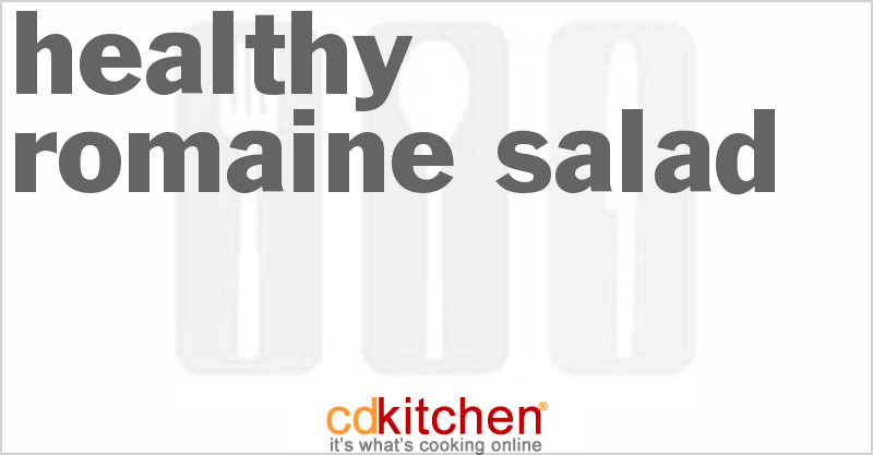 Healthy Romaine Salad Recipe | CDKitchen.com