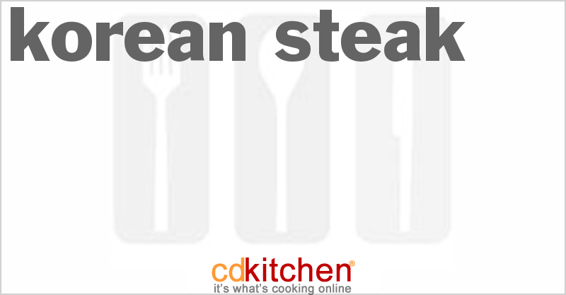 Korean Steak - CDKitchen.com
