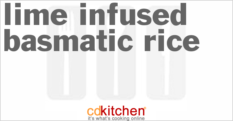 Lime-Infused Basmati Rice - CDKitchen.com