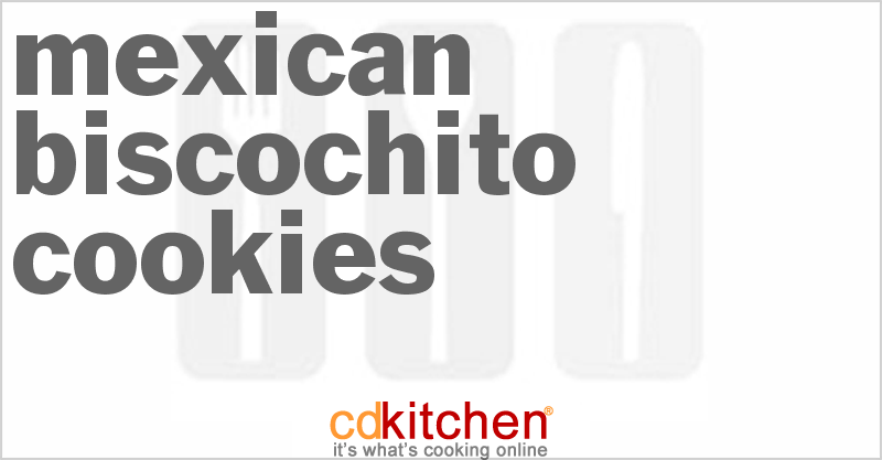 Mexican Biscochito Cookies - CDKitchen.com
