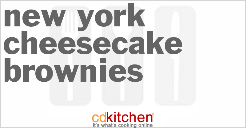 New York Cheesecake Brownies - CDKitchen.com
