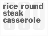 recipe for rice-round steak casserole