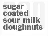 recipe for sugar-coated sour milk doughnuts